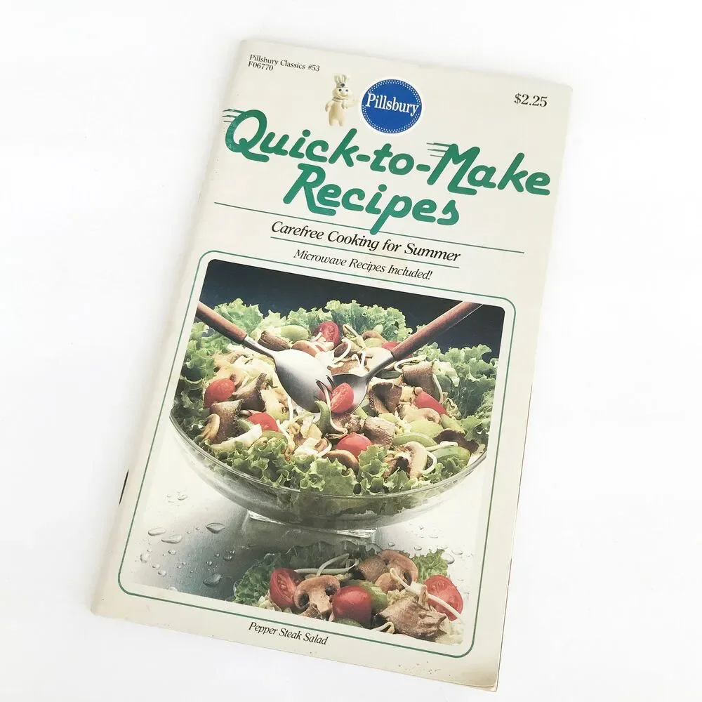 Pillsbury Classics No 53 Quick-To-Make Recipes Carefree Cooking For Summer